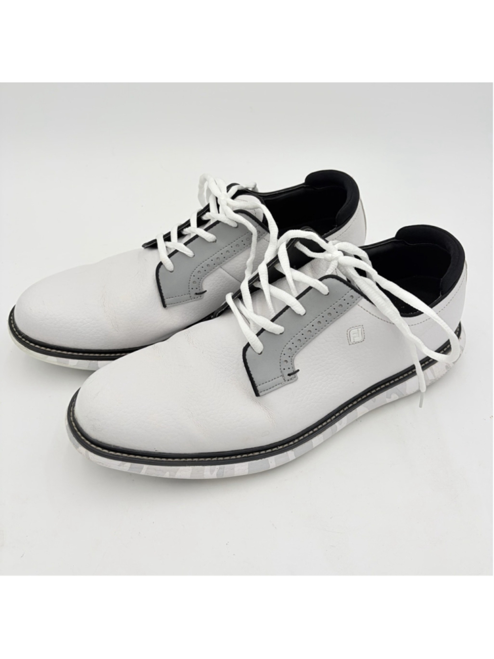 FootJoy FJ Traditions Golf Shoes White, Size 13 Medium